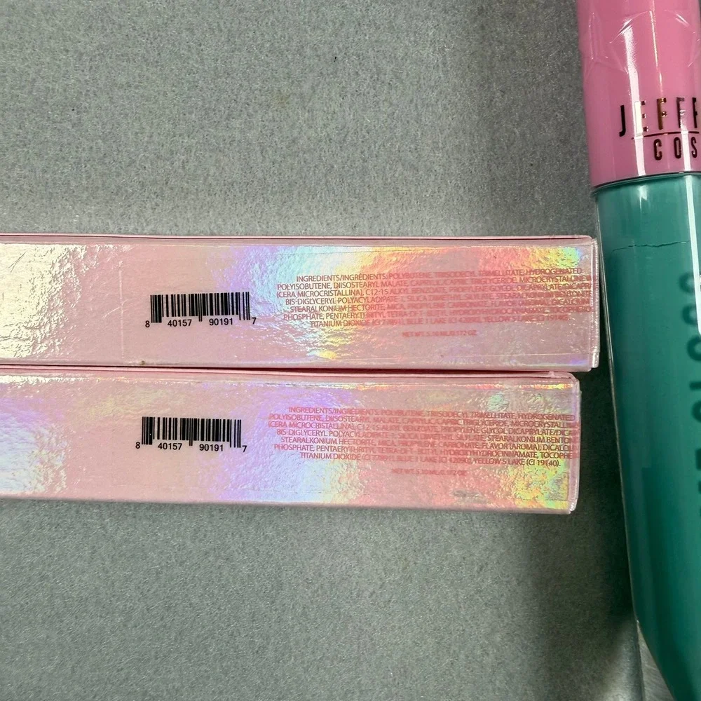 Jeffree‎ Star Gloss'd In Paradise Supreme Gloss Teal Blue Lip Gloss 2-Pack NIB